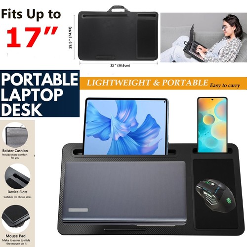 Portable laptop tray table - portable,